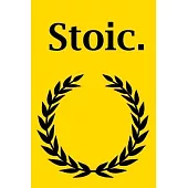 Stoic.: Journal for Stoics, Stoicism Notebook