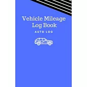 Vehicle Mileage Log Book / Journal: Geometric Pattern Cover Design / Repairs And Maintenance Record Book for Cars, Trucks, Motorcycles and Other Vehic