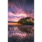 Notebook: Low Tide Beach Waves Ripples