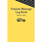 Vehicle Mileage Log Book / Journal: Geometric Pattern Cover Design / Repairs And Maintenance Record Book for Cars, Trucks, Motorcycles and Other Vehic