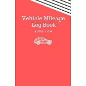 Vehicle Mileage Log Book / Journal: Geometric Pattern Cover Design / Repairs And Maintenance Record Book for Cars, Trucks, Motorcycles and Other Vehic