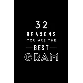 32 Reasons You Are The Best Gram: Fill In Prompted Memory Book