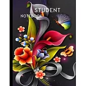 student notebook: 8.5x11 College Ruled Composition Notebook and Journal for Nurses and Nursing Students 120 pages