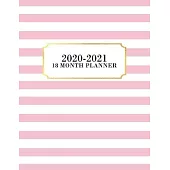 18 Month Planner 2020-2021: Weekly & Monthly Planner for July 2020 - December 2021, MONDAY - SUNDAY WEEK + To Do List Section, Includes Important