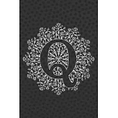 Q: Journal, Notebook, Planner, Diary to Organize Your Life - Initial Monogram Letter Q - Wide Ruled Line Paper - 6x9 in -