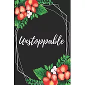 unstoppable food and fitness journal: 2020 Fitness Planner: Meal Planner + Exercise Journal for Weight Loss and Diet Plans