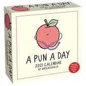 A Pun a Day 2021 Day-To-Day Calendar by @rockdoodles