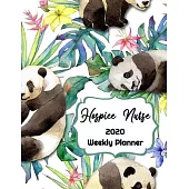 Hospice Nurse Weekly Planner: : RN, LVN, LPN, Everyone Needs a Plan, Keep Your Life Organized and Sane, Relax with Inspirational Coloring Pages