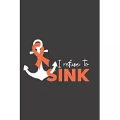 Writing About My Health Journey with Kidney Cancer: College Ruled (I Refuse To Sink Orange Awareness Ribbon Cover)