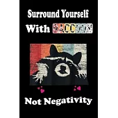 Surround Yourself With Raccoon Not Negativity