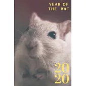 2020 Year of the Rat: Chinese New Year Notebook/Notepad, A5 120 lined pages diary/journal gift, 春節快樂, 鼠&#