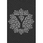 Y: Journal, Notebook, Planner, Diary to Organize Your Life - Initial Monogram Letter Y - Wide Ruled Line Paper - 6x9 in -