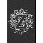 Z: Journal, Notebook, Planner, Diary to Organize Your Life - Initial Monogram Letter Z - Wide Ruled Line Paper - 6x9 in -