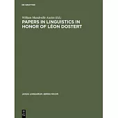 Papers in linguistics in honor of Léon Dostert