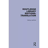 Routledge Library Editions: Translation