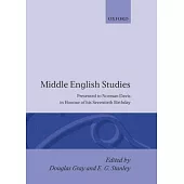 Middle English Studies: Presented to Norman Davis in Honour of His Seventieth Brithday