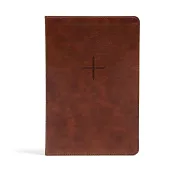 CSB Every Day with Jesus Daily Bible, Brown Leathertouch
