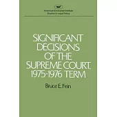 Significant Decisions of the Supreme Court 1975-76