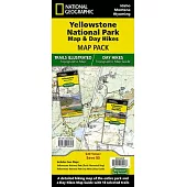 Yellowstone Day Hikes & National Park Map [Map Pack Bundle]