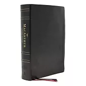 Nasb, MacArthur Study Bible, 2nd Edition, Genuine Leather, Black, Thumb Indexed, Comfort Print: Unleashing God’’s Truth One Verse at a Time