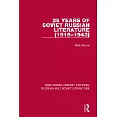 Routledge Library Editions: Russian and Soviet Literature