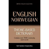 Theme-based dictionary British English-Norwegian - 7000 words