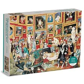 《喵菲茲的講壇》曠世貓作拼圖1500片Tribuna of the Uffizi Meowsterpiece of Western Art 1500 Piece Jigsaw Puzzle
