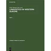 Linguistics in Western Europe. Part 1