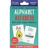 Bilingual Alphabet Flash Cards (English/Spanish)