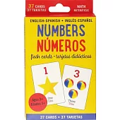 Bilingual Numbers Flash Cards (English/Spanish)