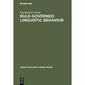 Rule-governed linguistic behavoir