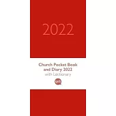 Church Pocket Book and Diary 2022 Red