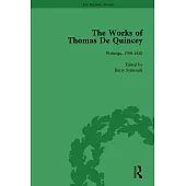 The Works of Thomas de Quincey, Part I Vol 1