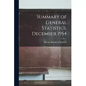 Summary of General Statistics. December 1954