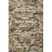 Niv, Holy Bible, Compact, Paperback, Military Camo, Comfort Print