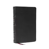 Kjv, End-Of-Verse Reference Bible, Personal Size Large Print, Genuine Leather, Black, Red Letter, Thumb Indexed, Comfort Print: Holy Bible, King James