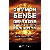 Common Sense Destroys Faith in the Theory of Evolution