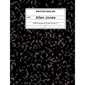 Written English: An Artist’’s Book by Allen Jones