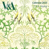 V&a: C.F.A. Voysey Mini Wall Calendar 2023 (Art Calendar)