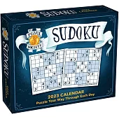 The Puzzle Society Sudoku 2023 Day-To-Day Calendar: Puzzle Your Way Through Each Day