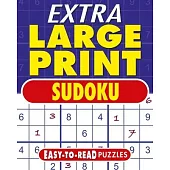 Extra Large Print Sudoku: Easy to Read Puzzles