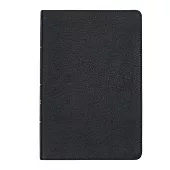 CSB Large Print Thinline Bible, Black Leathertouch