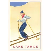 The Vintage Journal Girl Skiing, Lake Tahoe