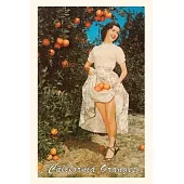 The Vintage Journal Woman with Oranges in Skirt, California