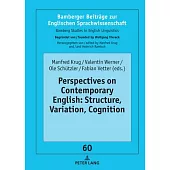 Perspectives on Contemporary English: Structure, Variation, Cognition