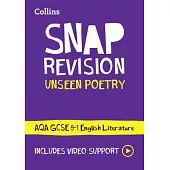 Aqa Unseen Poetry Anthology Revision Guide: Ideal for Home Learning, 2022 and 2023 Exams
