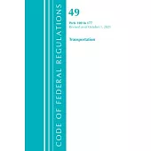 Code of Federal Regulations, Title 49 Transportation 100-177, Revised as of October 1, 2021