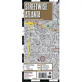 Streetwise Atlanta Map: Laminated City Center Map of Atlanta, Georgia
