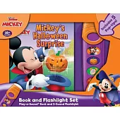 Disney Junior Mickey Mouse Clubhouse: Mickey’s Halloween Surprise Book and 5-Sound Flashlight Set: Book and Flashlight Set