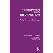 Psychology Library Editions: Perception: 35 Volume Set